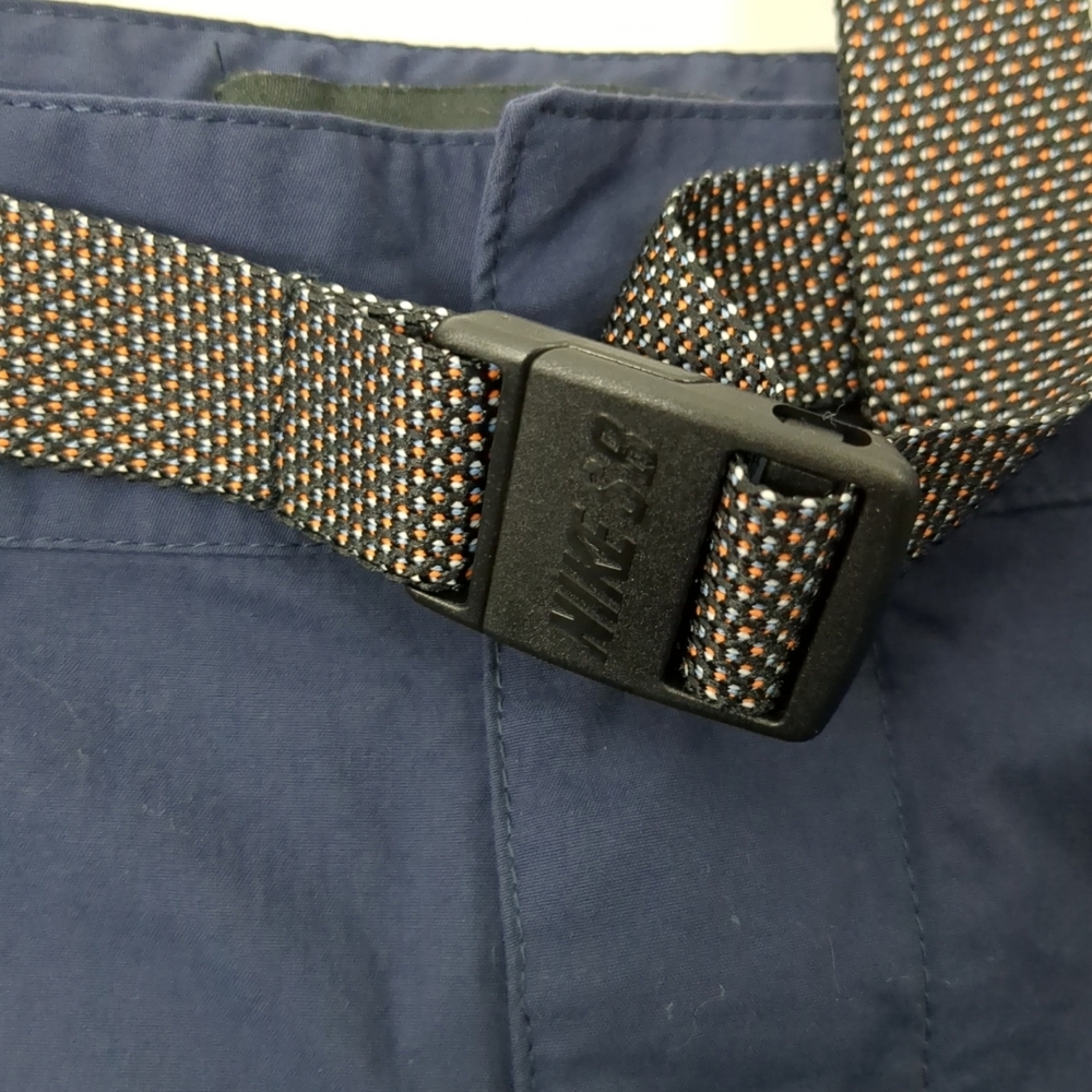 Nike SB Mens Everett Woven Belted Shorts Skate Blue Size 32 - Picture 2 of 7